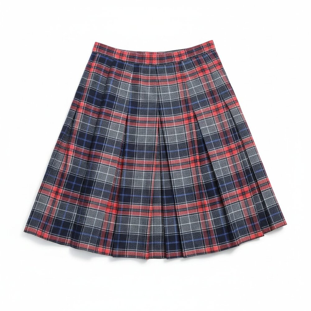 VINTAGE Tracy Evans Skirt 5 Red Plaidโ Preppy Heritage